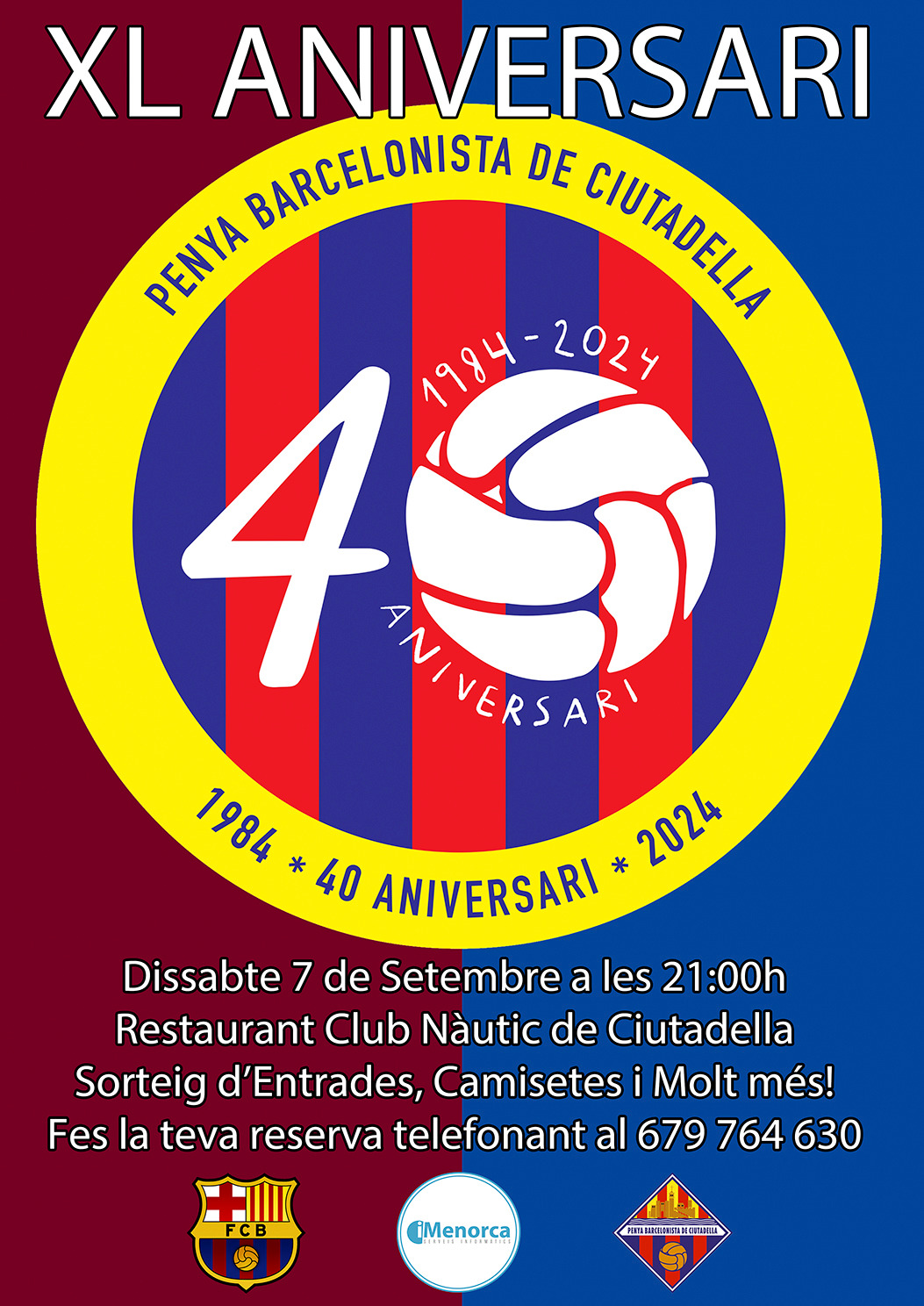 XL ANIVERSARI PENYA BARCELONISTA CIUTADELLA