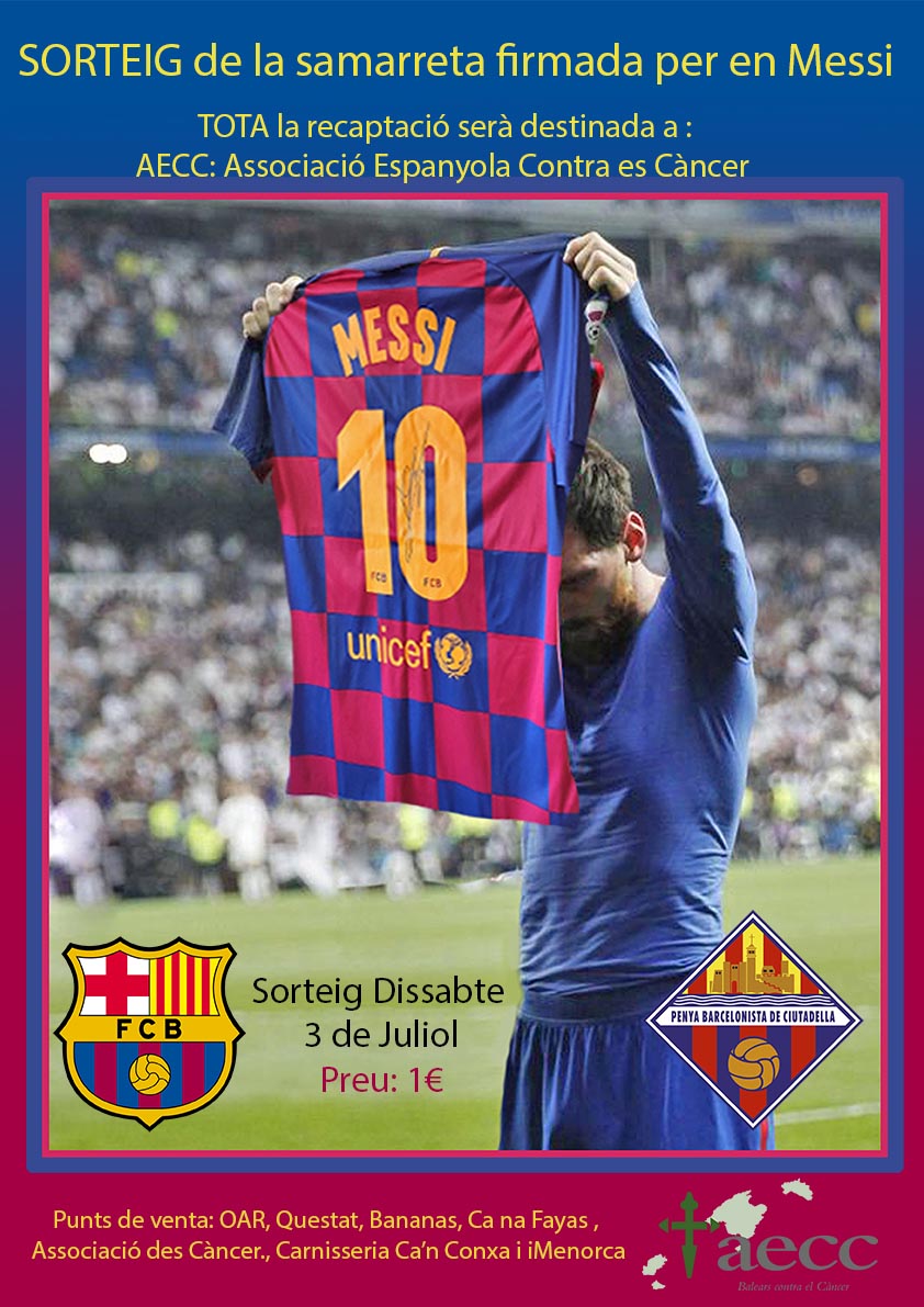 Sorteig de la samarreta firmada per en Messi!
