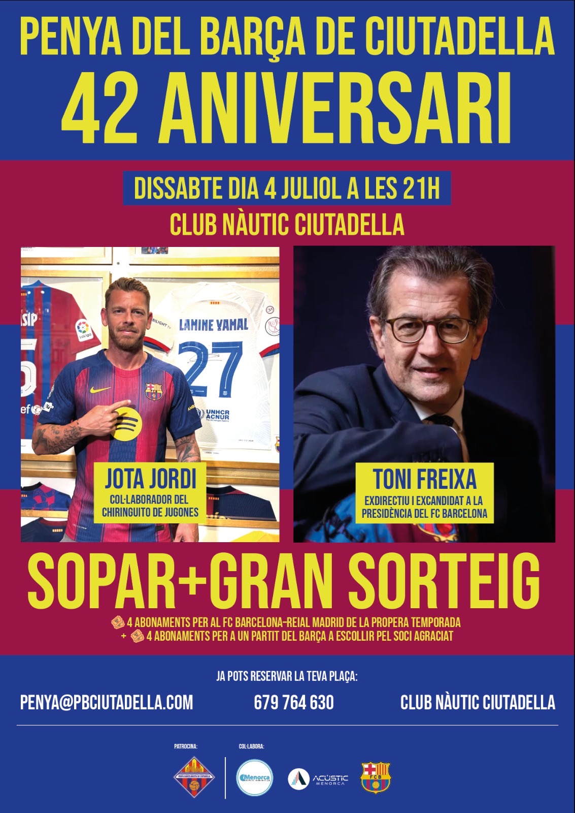 💙❤️ 42 anys de sentiment blaugrana! ❤️💙
